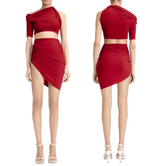 NWT JACQUEMUS LA MINI JUPE DRAPEADO SKIRT SIZE XS